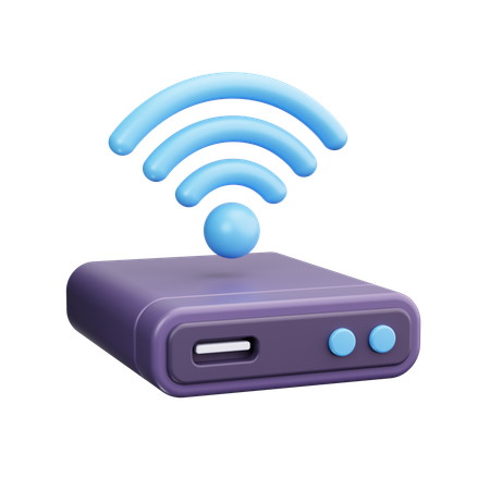 Wifi Device  3D Icon