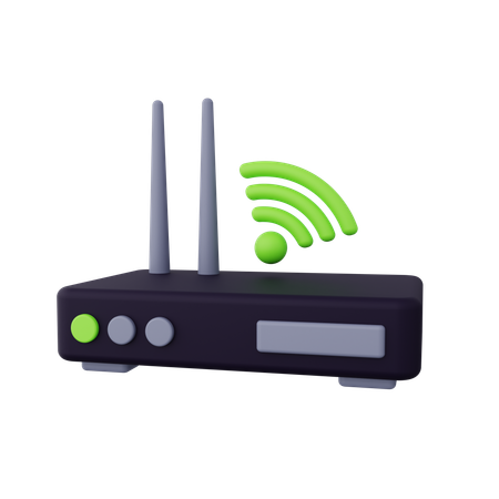 Wifi Device  3D Icon