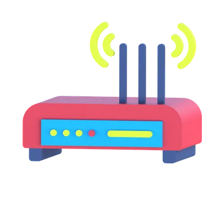 Wifi Device  3D Icon