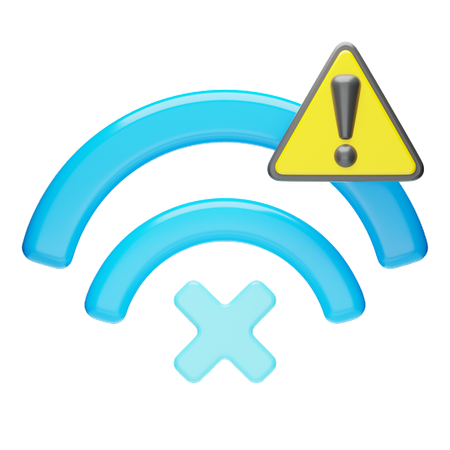 Wifi Disconnected  3D Icon