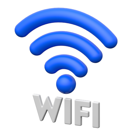 Wi-Fi disponible  3D Icon