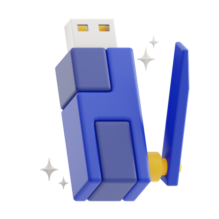 Wifi Dongle  3D Icon