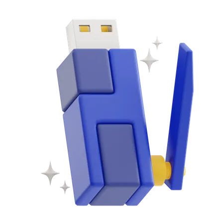 Wifi Dongle  3D Icon