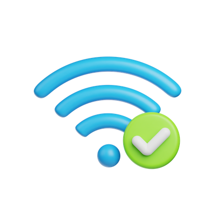 Wifi Enabled 3D Icon