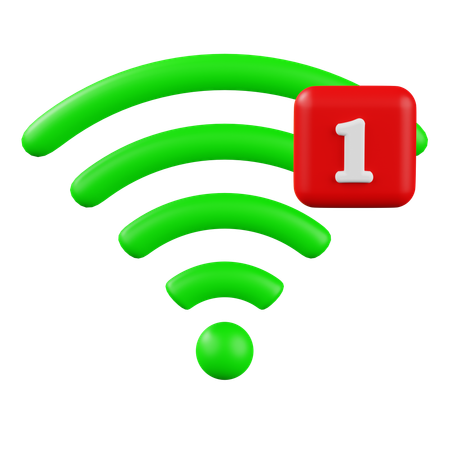 Wifi Found  3D Icon