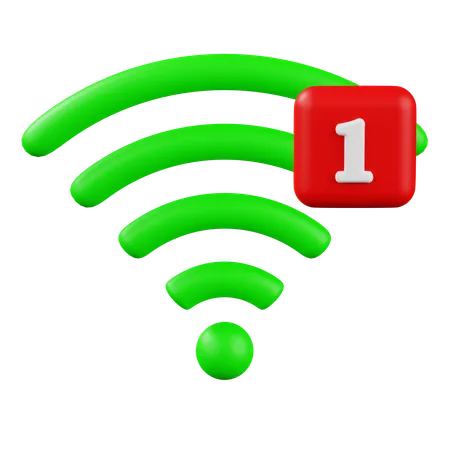 Wifi Found  3D Icon