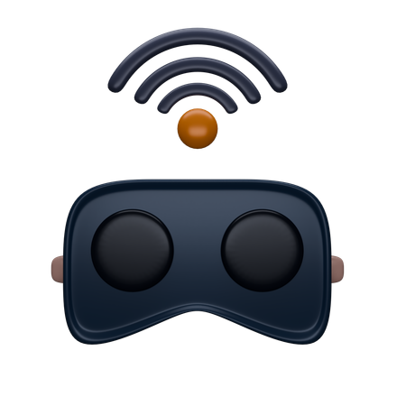 Wifi Virtual Reality  3D Icon