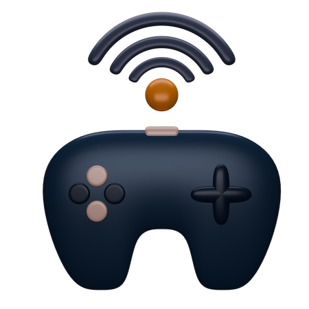 Gamepad wi-fi  3D Icon