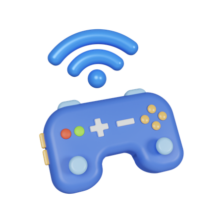 Wifi Gamepad  3D Icon