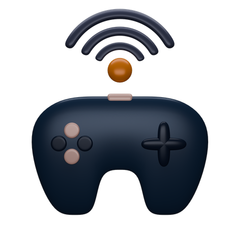 Wifi Gamepad  3D Icon