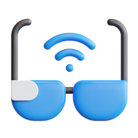 Wifi Glasses  3D Icon