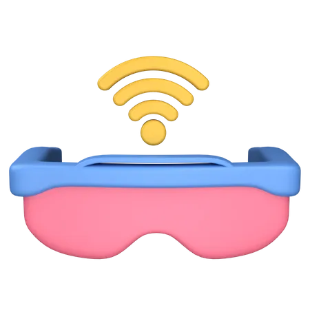 Wifi Glasses  3D Icon