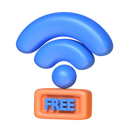 Wifi grátis  3D Icon