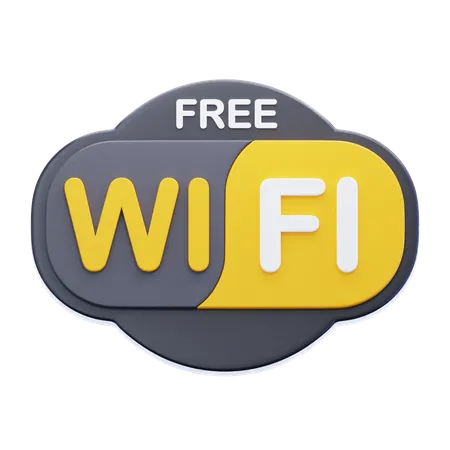 Wifi grátis  3D Icon