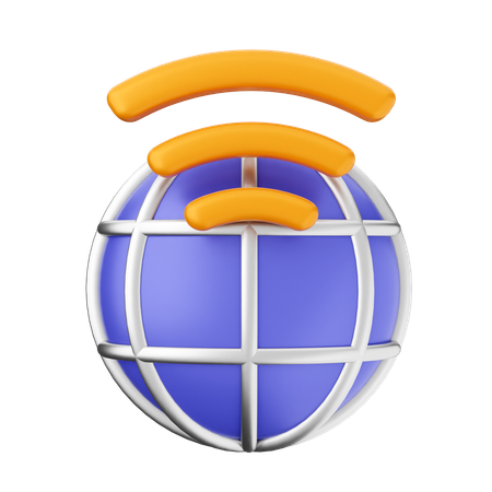 Wifi Internet  3D Icon