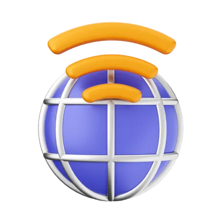 Wifi Internet  3D Icon