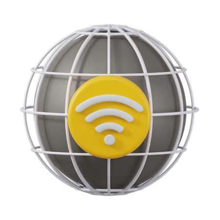 Wifi Internet  3D Icon