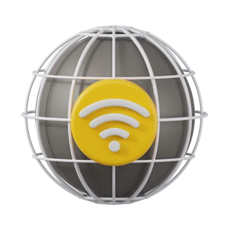 Wifi Internet  3D Icon