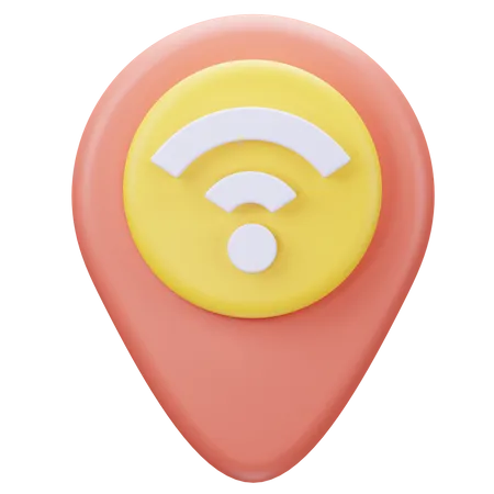 Wifi Location  3D Icon