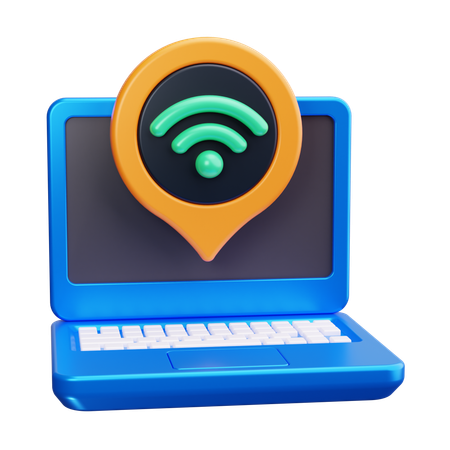 Wifi Location  3D Icon