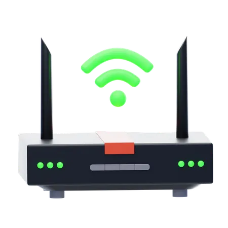 Wifi Modem  3D Icon