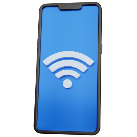 Wifi móvil  3D Icon