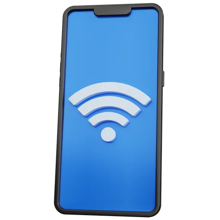 Wifi móvil  3D Icon