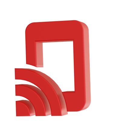 Wifi móvil  3D Icon