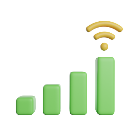 Wifi Network  3D Icon