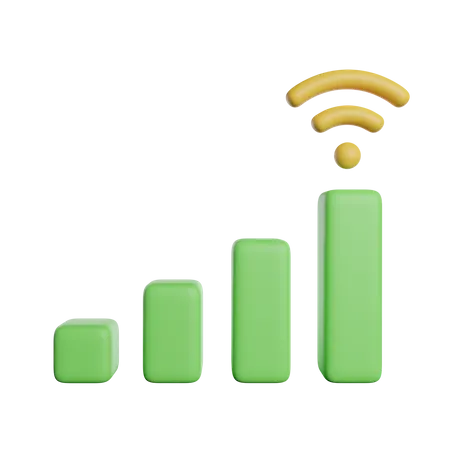 Wifi Network Signal 3D Icon