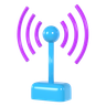 radio tower 3d logo