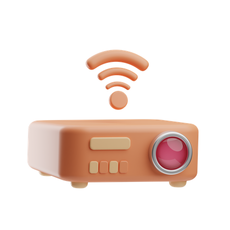 Wifi Projector  3D Icon