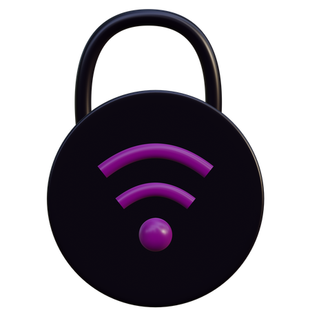 Wifi Protection 3D Illustration