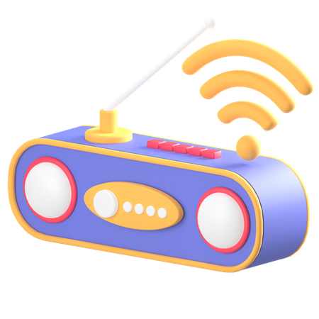 Wifi Radio 3D Icon