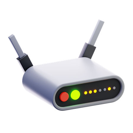Wifi Router  3D Icon