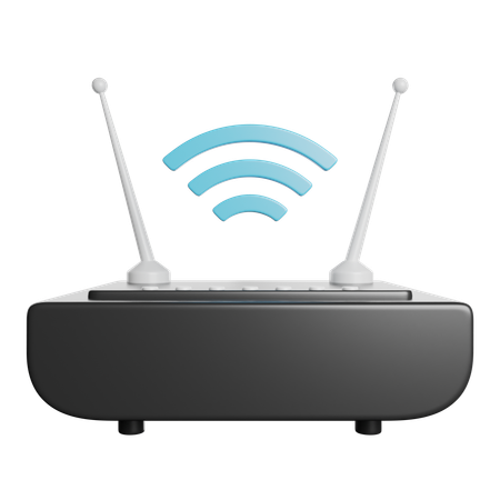 Wifi Router  3D Icon