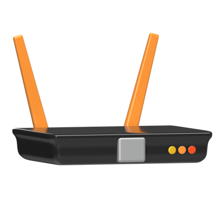 Wifi Router  3D Icon