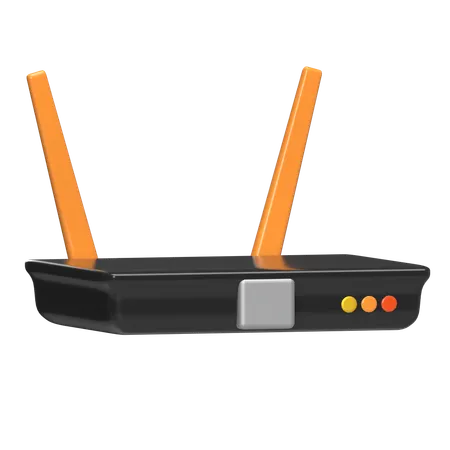 Wifi Router  3D Icon
