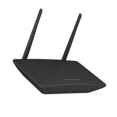 Wifi router  3D Icon