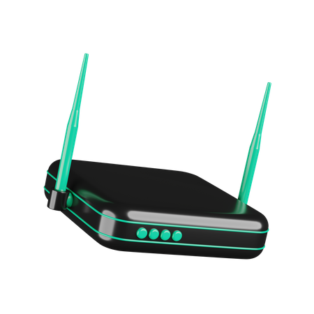 Wifi Router  3D Icon