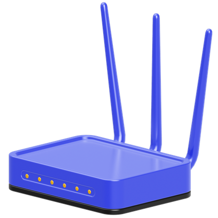 Wifi Router  3D Icon