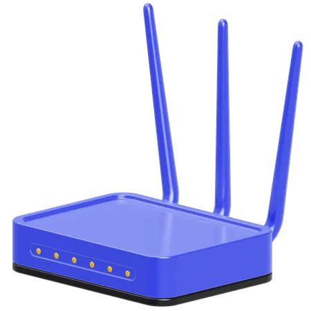 Wifi Router  3D Icon