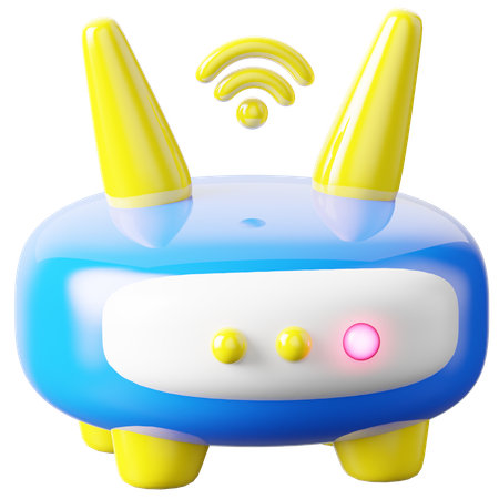 Wifi Router  3D Icon