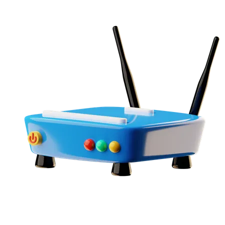 Wifi Router  3D Icon