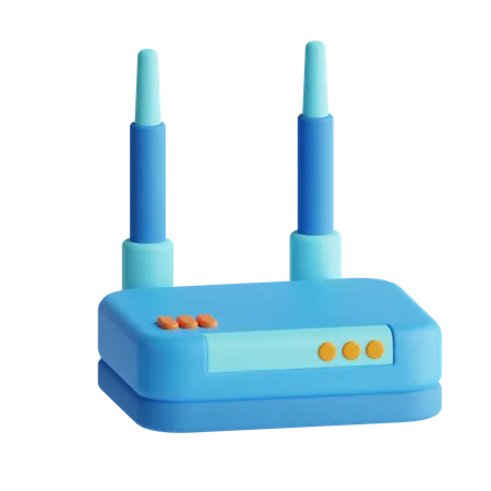 Wifi Router  3D Icon