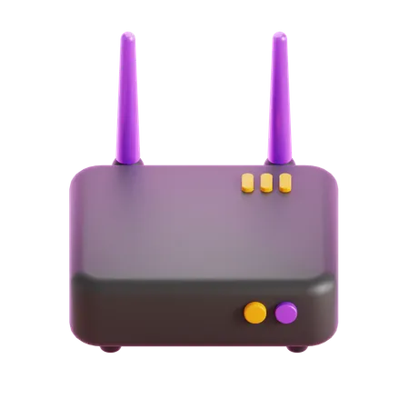 Wifi Router  3D Icon