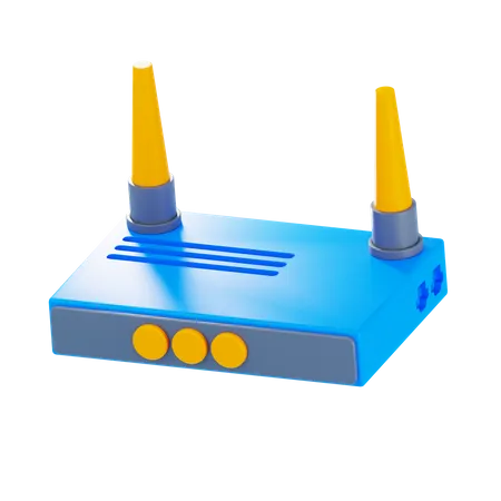 Wifi Router  3D Icon