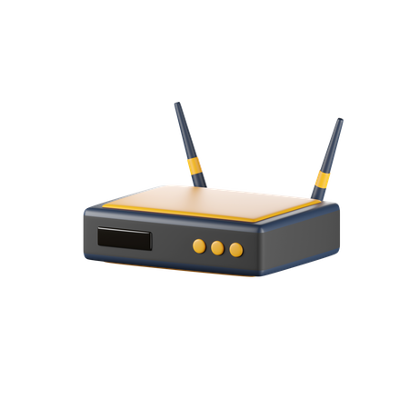 Wifi Router  3D Icon