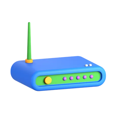 Wifi Router  3D Icon