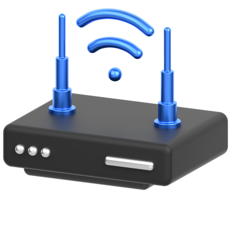 Wifi Router  3D Icon